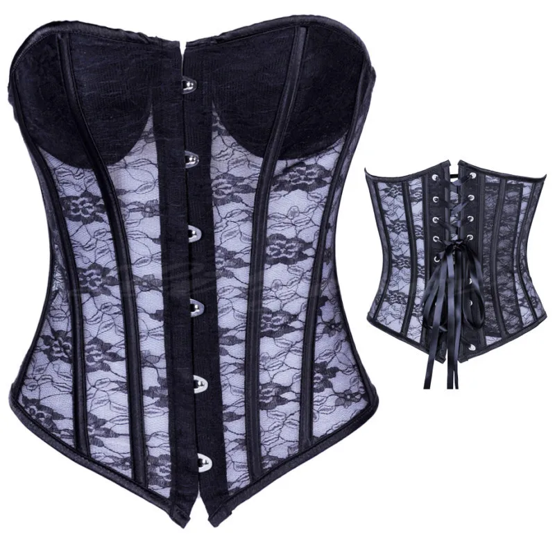 Сексуальное черное белое красное нижнее белье искусственное цветочное Waspie