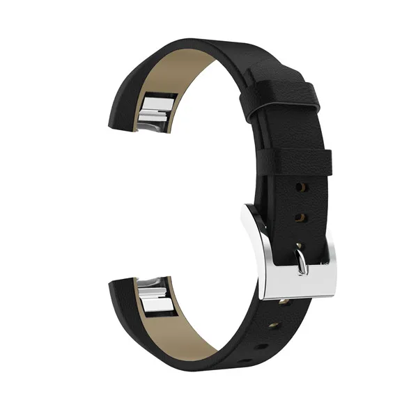 Кожаный ремешок для Fitbit Alta/Alta HR трекер Замена часов Высокое качество подлинный Браслет Для Fitbit Alta/Alta HR ремешок для часов - Цвет ремешка: Black
