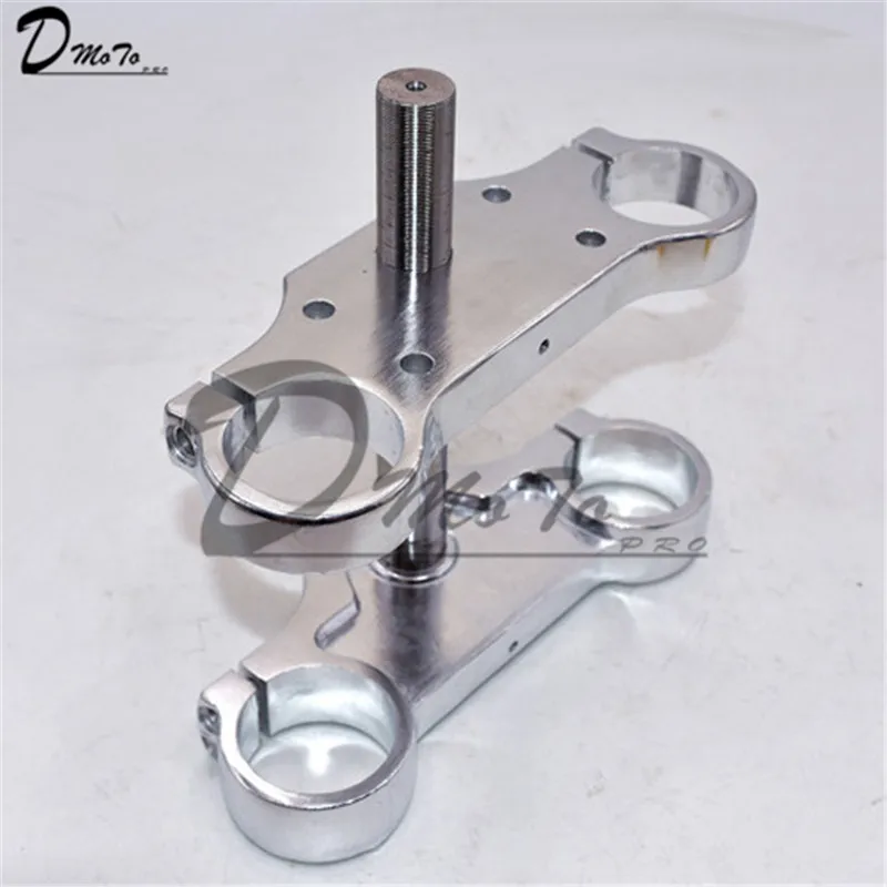 

Aluminum Motorcycle 22mm 7/8" Handlebar Riser Mount Bars 45 48MM inverted shock absorber direction device upper and lower plate