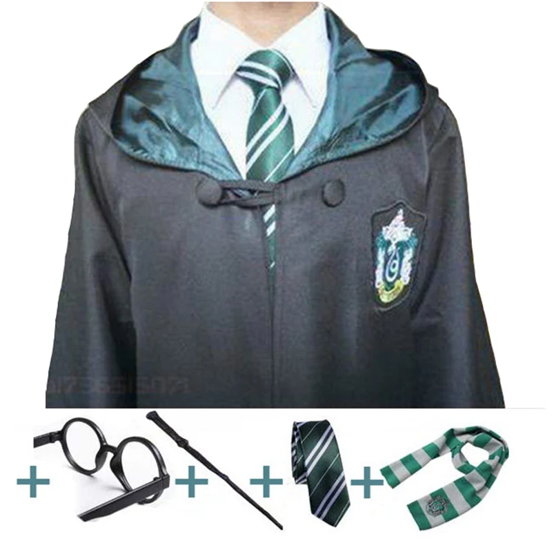 Халат для взрослых плащ-накидка Гриффиндор Слизерин Ravenclaw халат Хаффлпафф