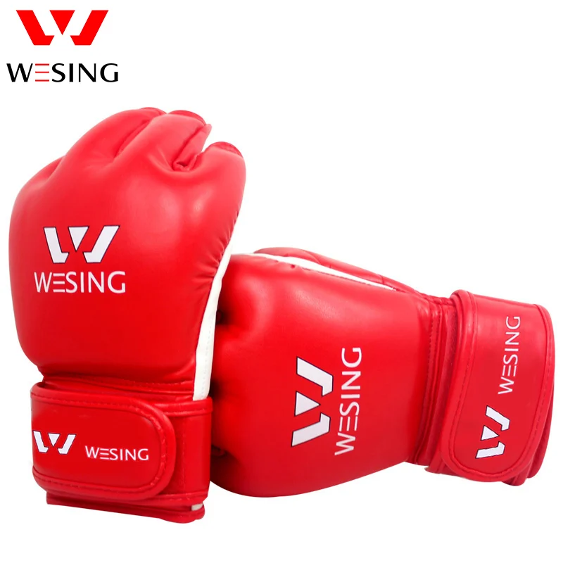 WESING ММА Перчатки UFC Половина Finger Боксерские перчатки толстые для борьбы с |