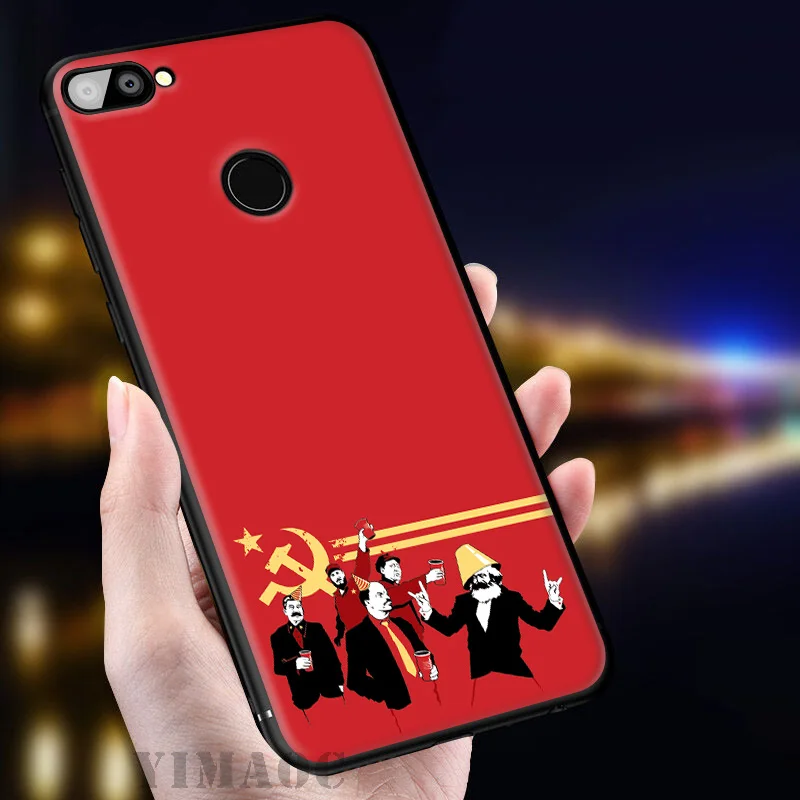 YIMAOC российский флаг с медведем мягкий чехол для huawei Honor вид 20 10 8X8 8C 6A 7A 7X 7C Lite рro Y9 Y7