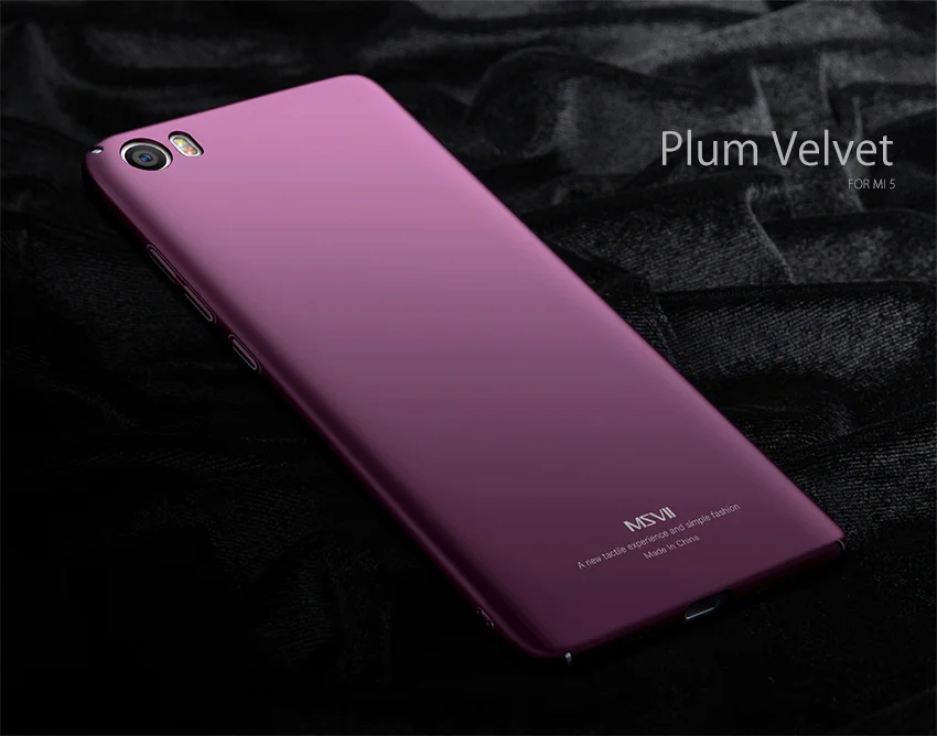 MSVII чехол для xiaomi mi5 чехол для xiaomi mi 5 Чехол Pro Prime Untral тонкая жесткая задняя крышка из ПК для xiaomi mi5 s Чехол