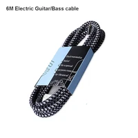 6m electric guitar bass cable oxygen free copper connecting lines musical instrument connector wire audio cobles free shipping