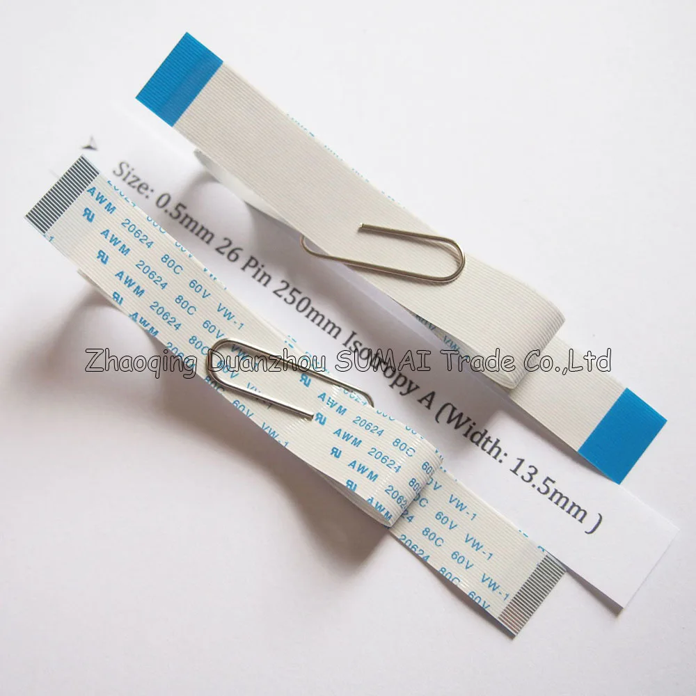 20 шт./лот FFC/FPC Гибкий плоский кабель 0 5 мм шаг 26 контактов 250 Isotropy A или Anisotropy B Cable AWM