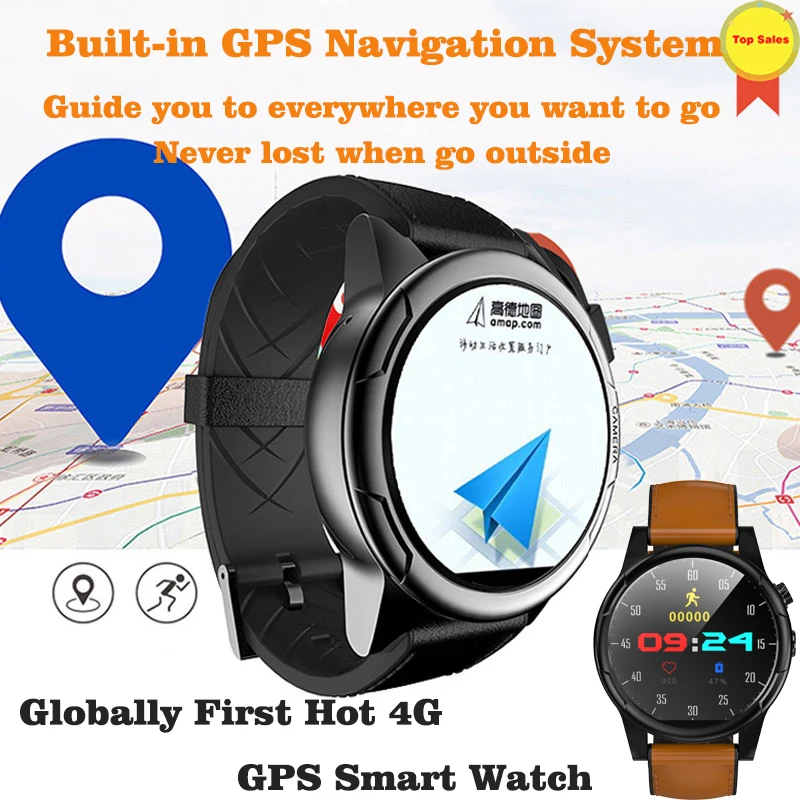 4G Смарт часы Android 7 1 6 дюйма Большой IPS экран WiFi GPS Sim карта телефон смарт камера 2 Мп