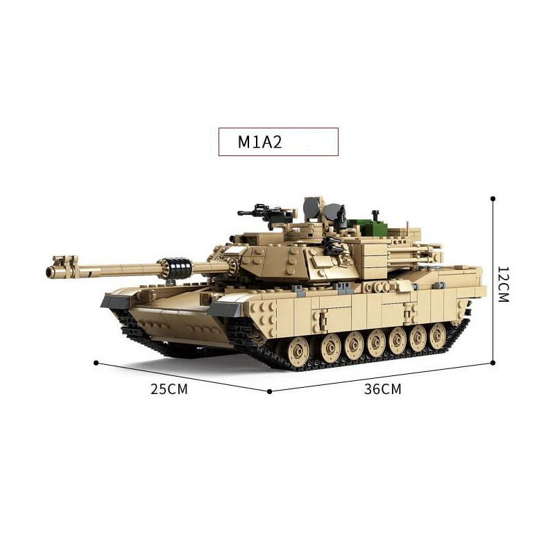 Большой Panzer IV Танк 1193 шт Строительные блоки военный армейский конструктор Набор