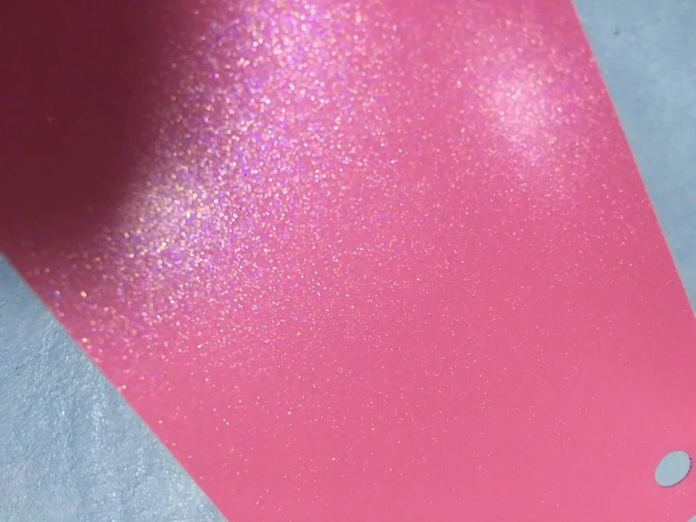 Luxury Pink pearl Matte metallic Vinyl Car wrap holographic film vehicle wrapping vinyle With Air Release vinile 1.52x20m |