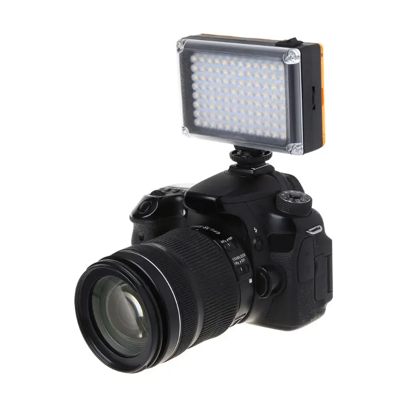 Яркий DVFT 96 светодиодный светильник для видеокамеры камеры DV Camcorder Canon Nikon