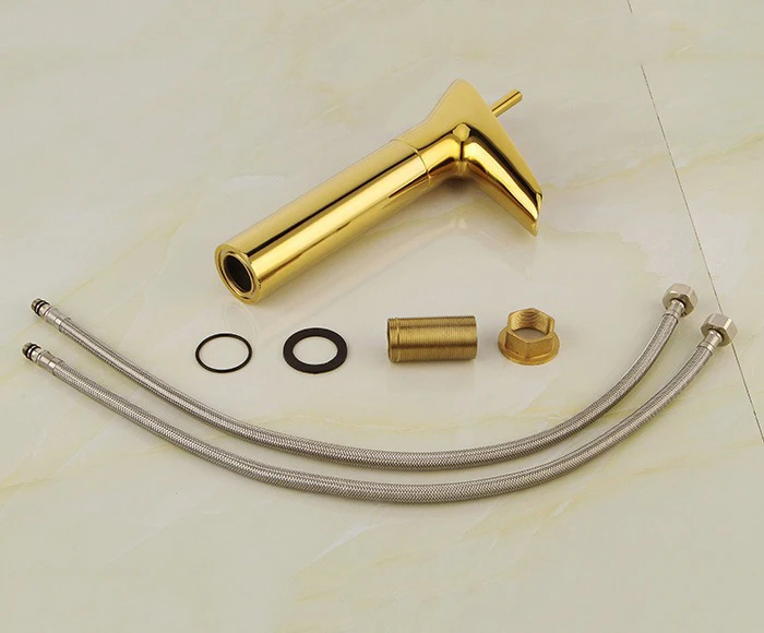 Бесплатная доставка хит продаж кран для раковины ванной комнаты с золотым