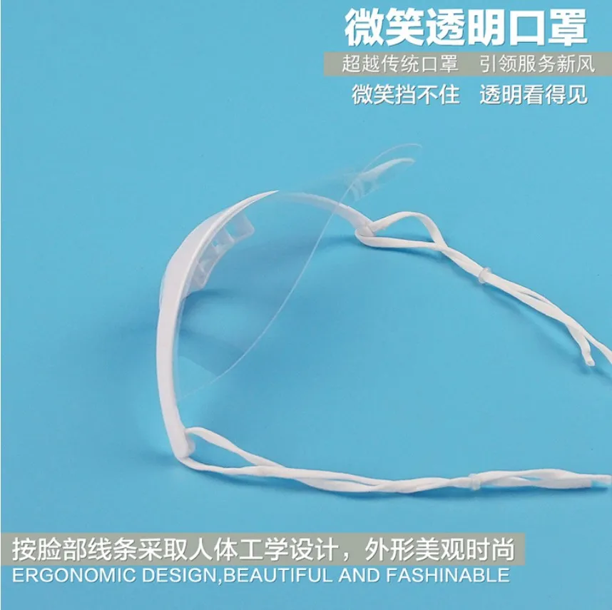 10 шт. прозрачная пластиковая маска для лица Экологичная тату принадлежности