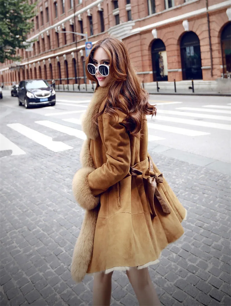 Искусственный мех для зимы женщин 2018 зимнее пальто из овчины пушистое девочек