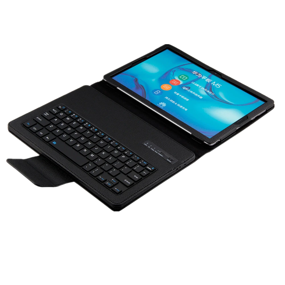 Kemile чехол для huawei M5 10,8 съемный Беспроводной Bluetooth клавиатура Портфолио Кожаный чехол Подставка для huawei M5 10,8 CMR-AL09