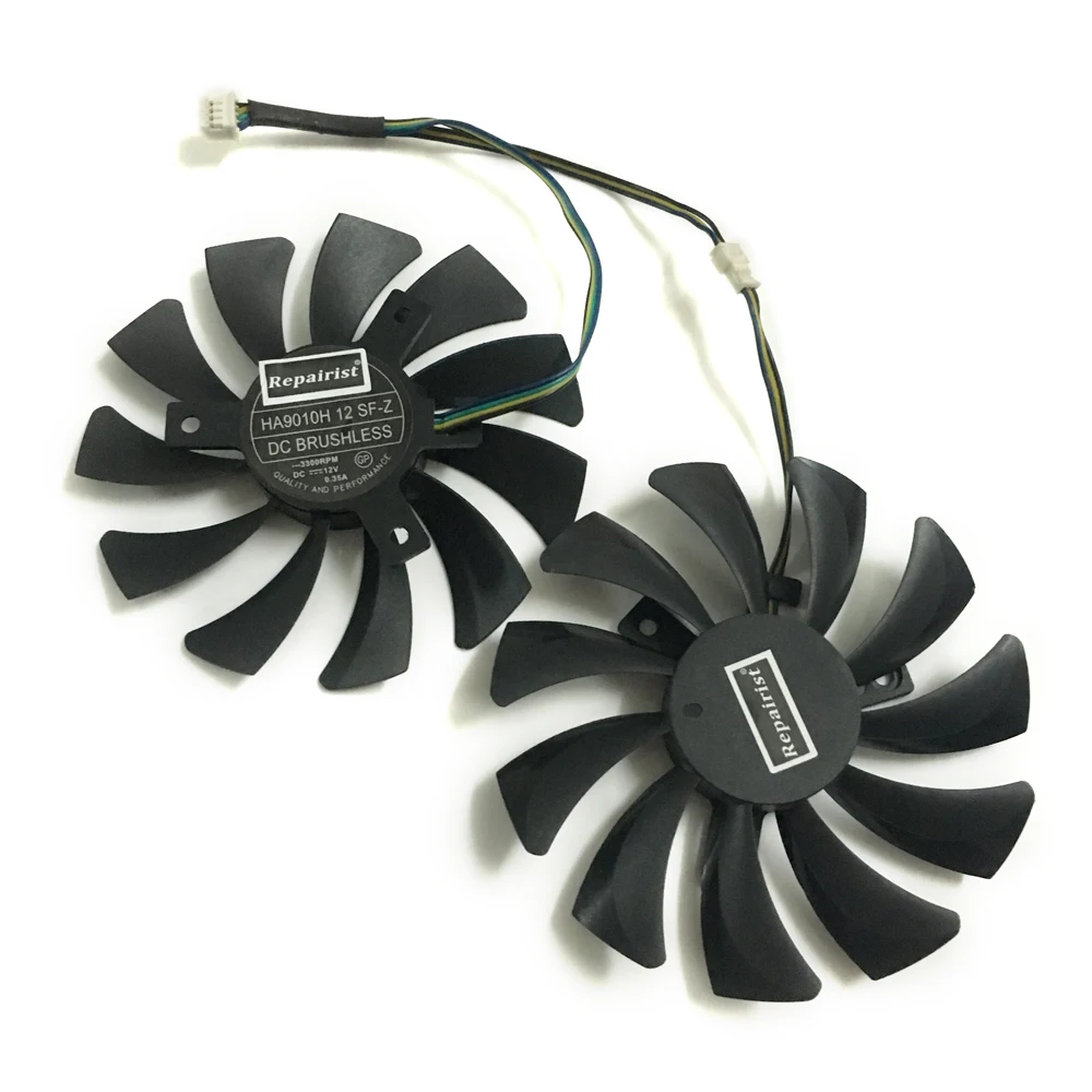 2 шт./компл. P106 HA9010H12F Z GPU радиатор для MSI GeForce GTX1060 GTX 1060 6GT OC INNO3D 6 Гб Видео Графическая