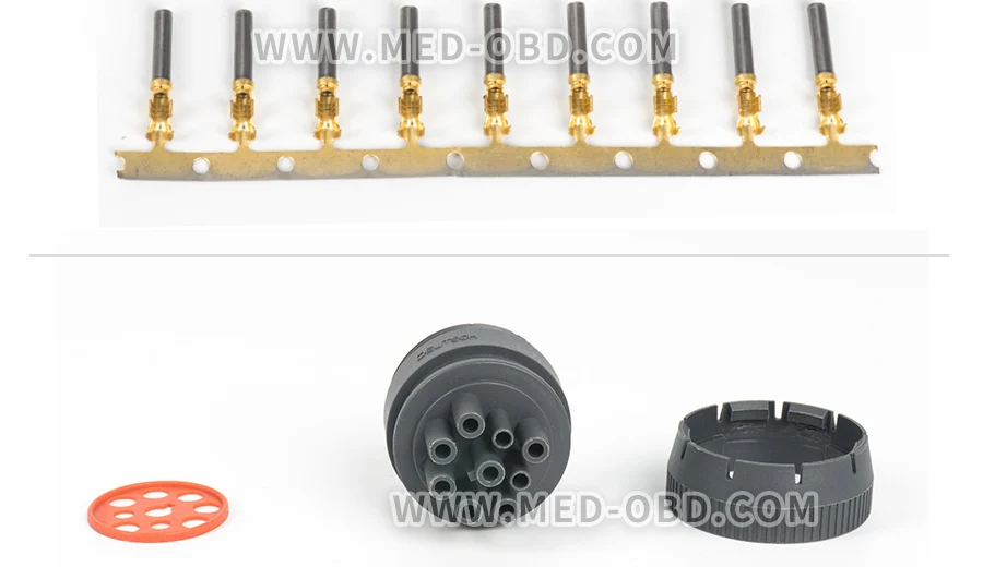 J1939 разъем автомобиля J1939 женский Deutsch 9pin Plug автомобильный разъем HD10-9-1939PE Deutsch J1939 J1708 автомобиля Conector разъемы автомобильные
