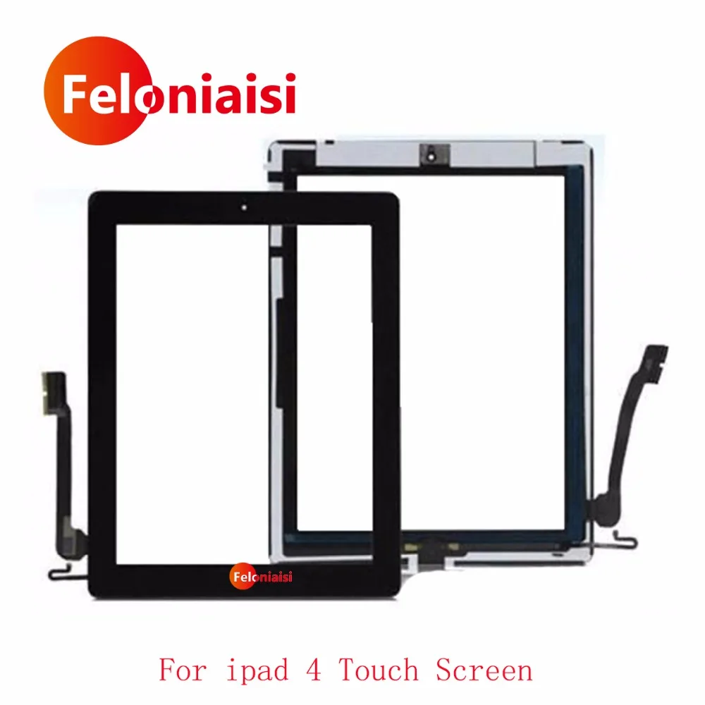 10 шт./лот оригинальный Сенсорный экран планшета для iPad 4 A1458 A1459 A1460 Стекло Панель с