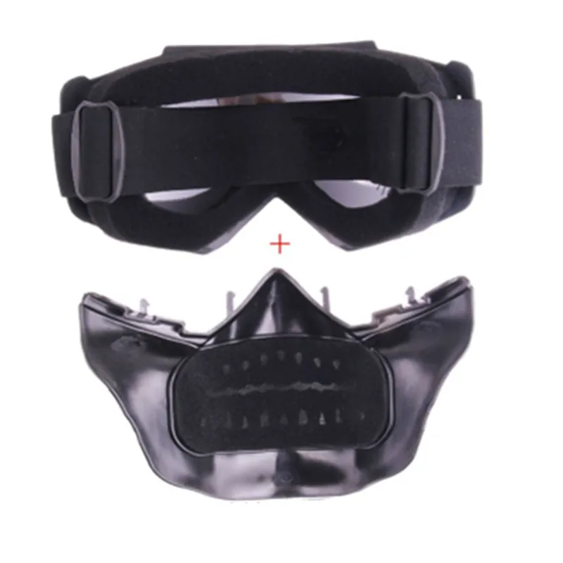 Очки для мотоциклетного шлема съемная маска ветрозащитные спортивные очки