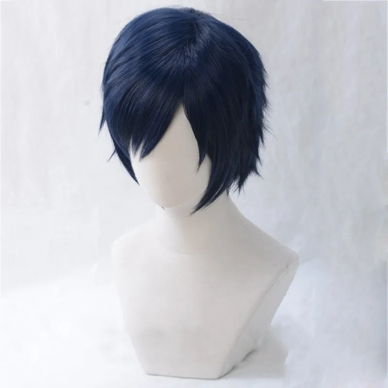 Boku no Hero academic Iida Tenya темно синий парик для косплея короткие синтетические волосы My 3