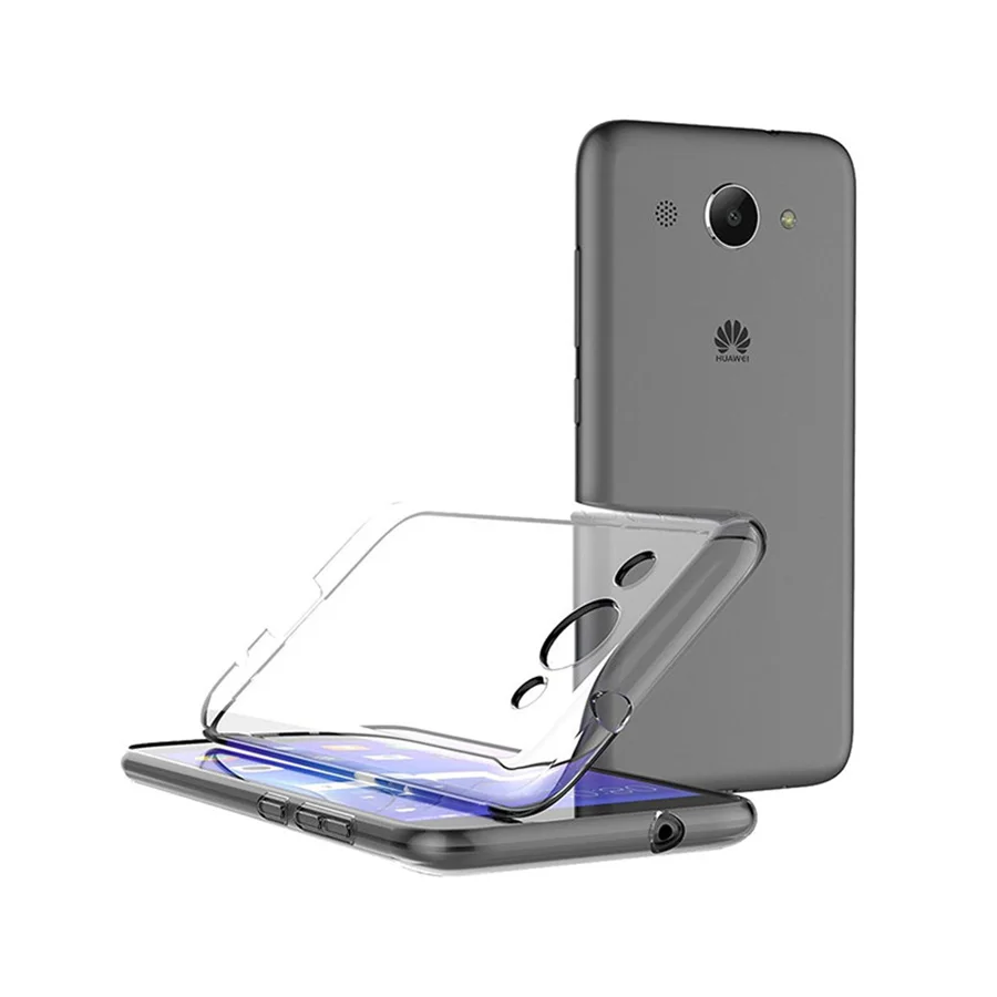 DAHABY For Huawei Y3 Y6 Y9 Y7 Prime Honor 7A Pro 2018 Ultra Thin Soft Back Case Clear TPU Cover Protective Shell Anti-knock |