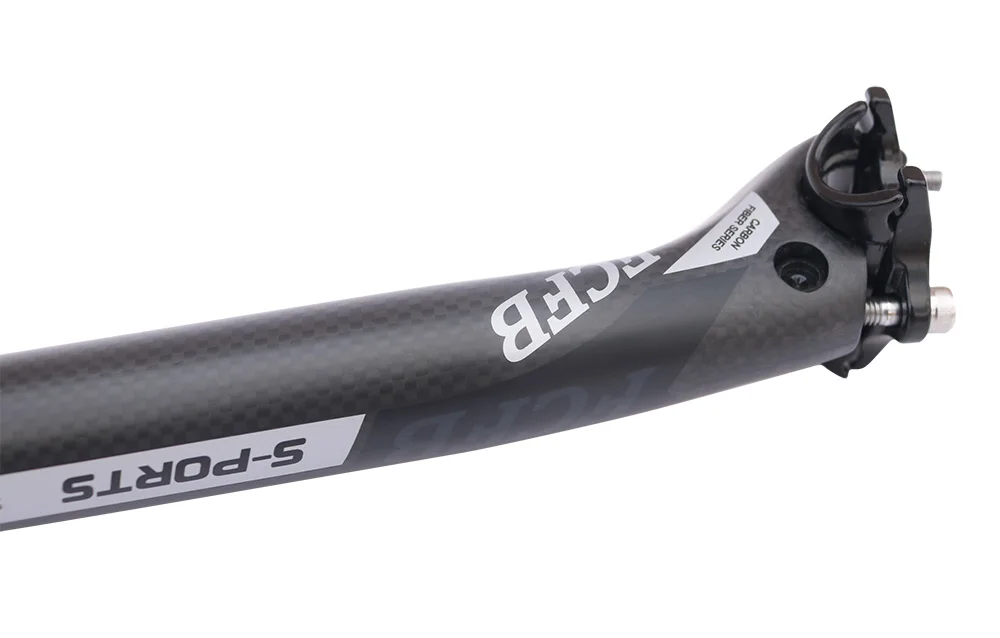 2017 FCFB BACK 20MM GRAY carbon seatpost 3k Weave bicycle seat tube 27.2/30.8/31.6*350/400mm bike cycling parts | Спорт и