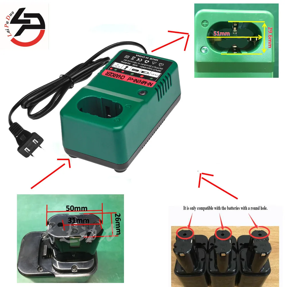 Сменное зарядное устройство для аккумуляторов Hitachi аккумуляторной дрели 7 2 в 9 6 12