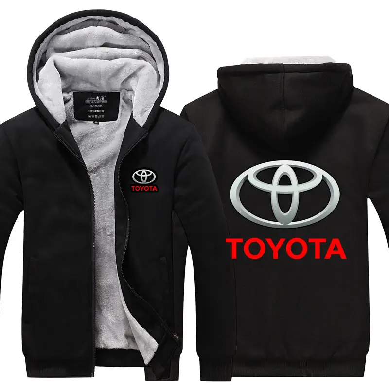 Толстовка с капюшоном для мужчин и женщин теплая толстовка Toyota на осень