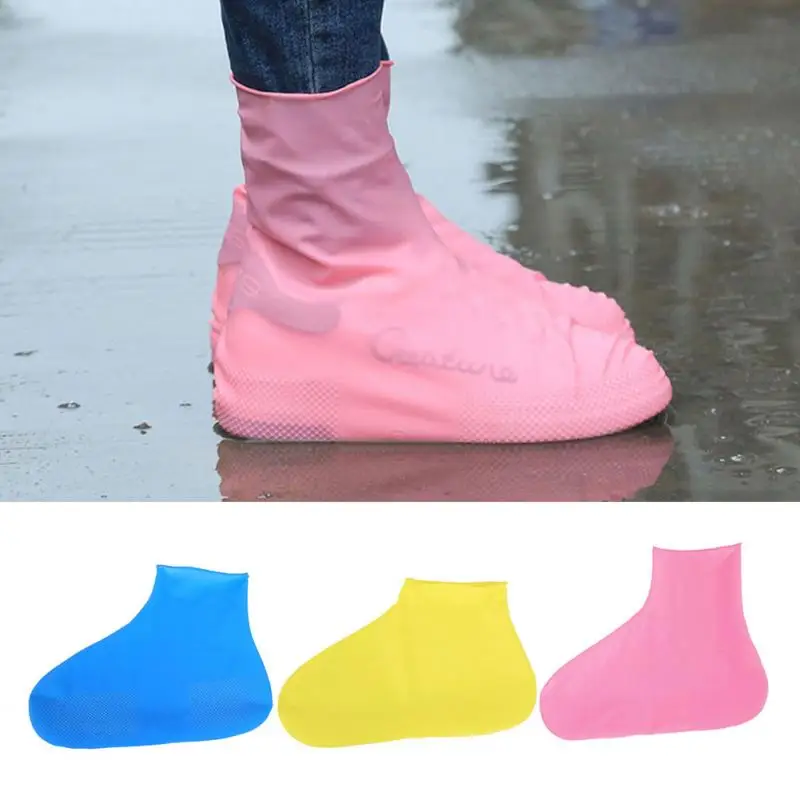 

Водонепроницаемые Многоразовые Чехлы для обуви, Резиновые Нескользящие Чехлы для обуви от дождя, аксессуары для обуви для мужчин и женщин
