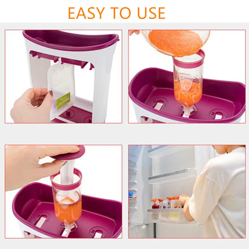 Squeeze soice Station Детские контейнеры для хранения пищевых продуктов Органическая