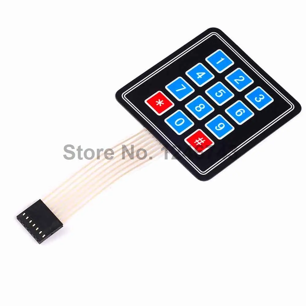1 шт. матричный блок 4*3 12 клавиш мембранная клавиатура переключателя клавиатуры