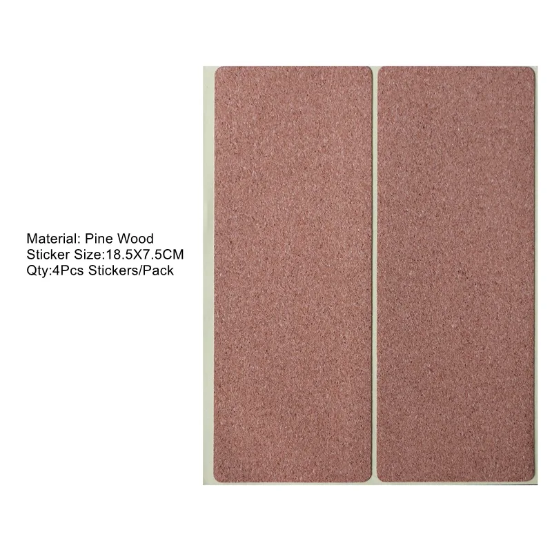 Pine Wood(4Pcs) DIY Стеклянная банка деревянная наклейка s керамическая банка этикетка для бутылок кухонный бак для хранения наклейка сортировочные бирки Домашний Органайзер аксессуары - Цвет: Pine Wood(4Pcs)
