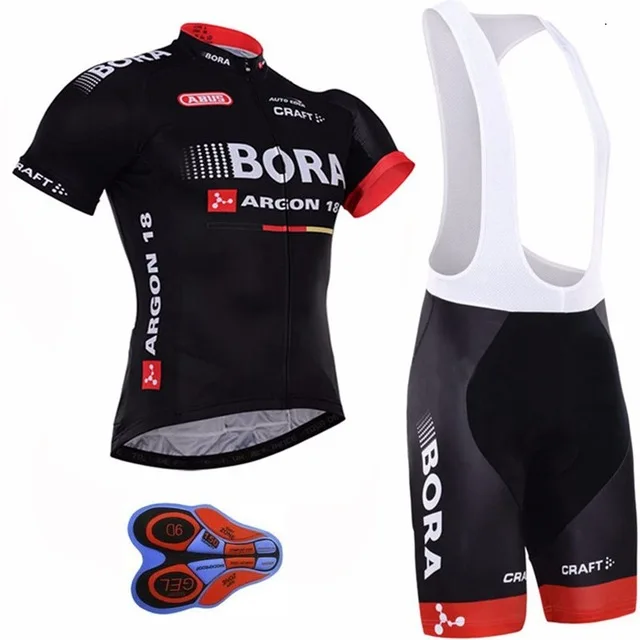 2018 Бора велосипед BIB/Шорты для женщин комплект короткий рукав верховой езды