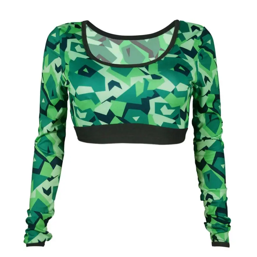 Женские рубашки для фитнеса зеленые сексуальные свитшоты|blusas mujer|top blouseshirt top |