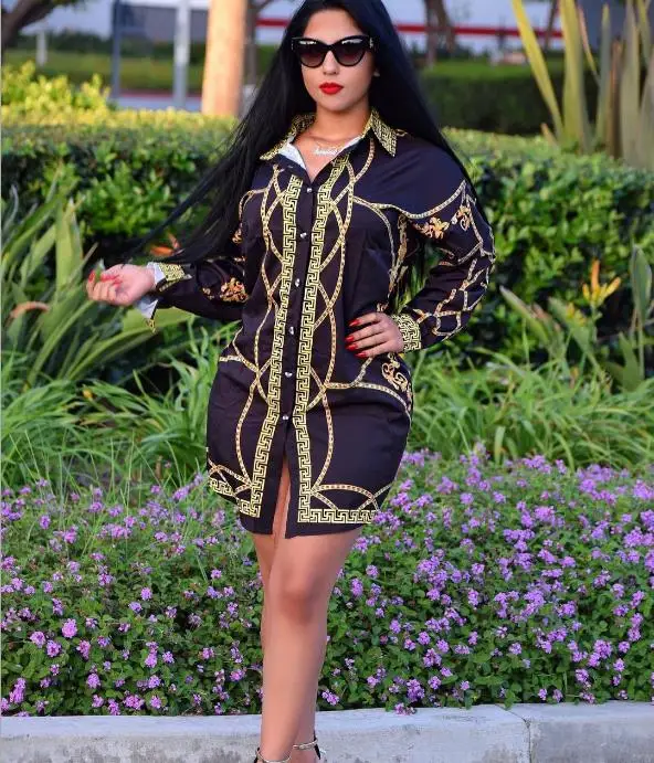 2019 летние европейские и американские женские модные пикантные Золотая цепь