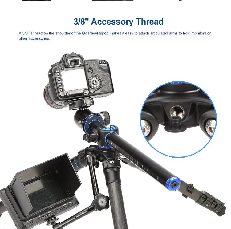 Benro GC357F штатив монопод из углеродного волокна для камеры штативы для камеры 3 секции сумка для переноски Максимальная загрузка 20 кг DHL