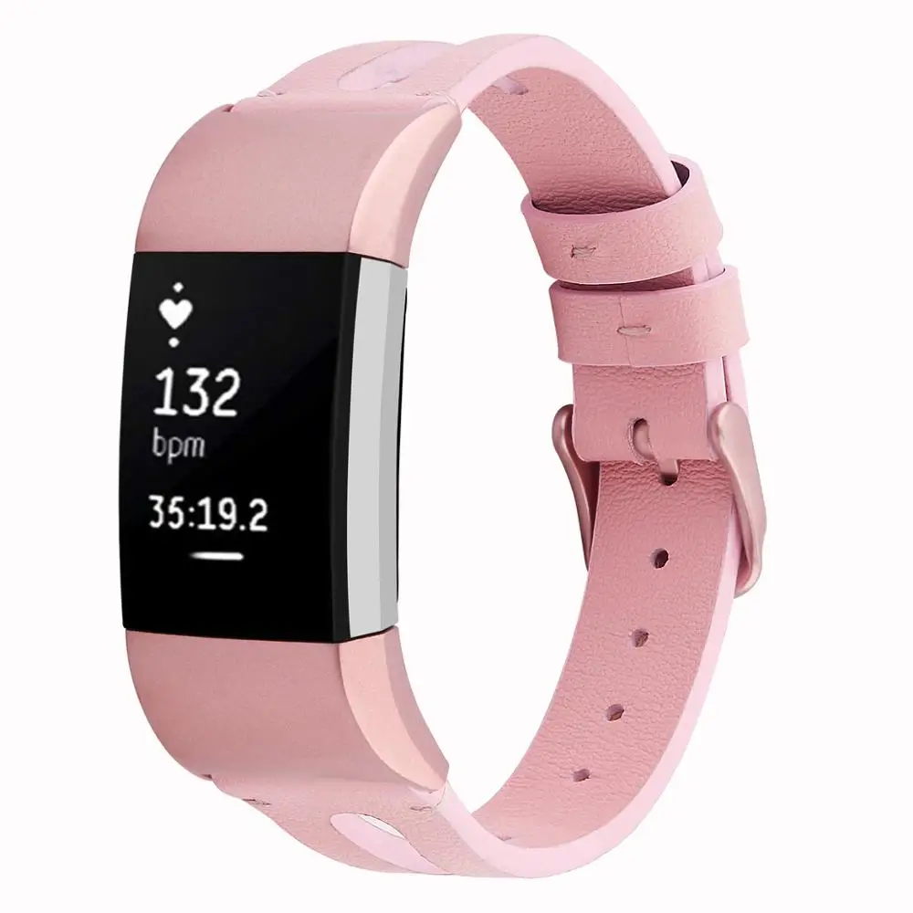 

Кожаный ремешок для часов, кожаный сменный Браслет для часов Fitbit Charge 2 Correa Fitbit Watch 63003