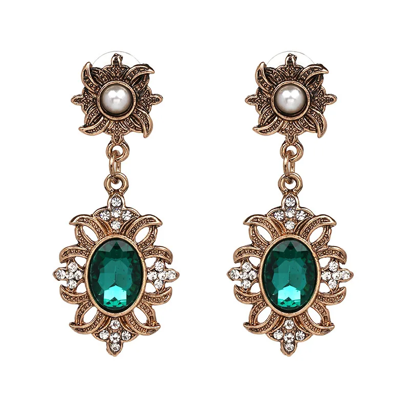 4 цветов 2017 новый Хорошее качество полный кристалл заявление Серьги стержня для