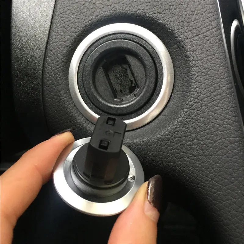Keyless Go Start Stop стильная кнопка Зажигания для автомобиля кнопочный переключатель зажигания для Mercedes Benz C200 A45 G55 S63 S350 ML350 GLK350 автомобильные аксессуары