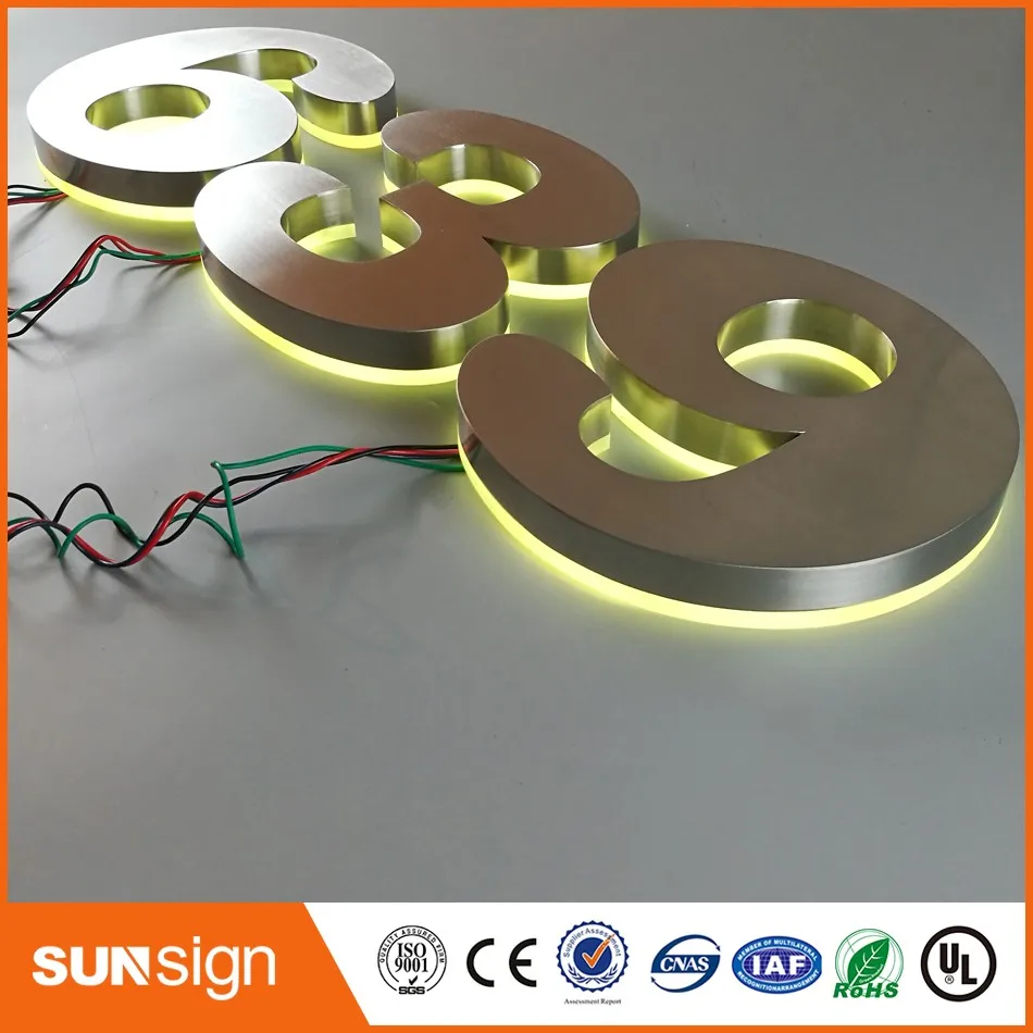H 25cm Wholesale 3d letter signage LED lighting backlit signs | Электронные компоненты и принадлежности