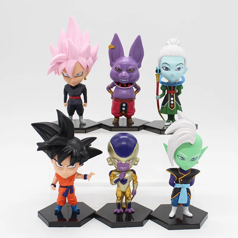 1 шт./лот Goku/Чампа/vados/Frieza 6 стилей Дракон цифры мяч фигурки детей Игрушечные