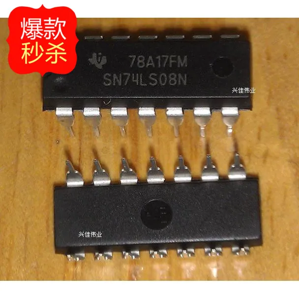 

10PCS The new package SN74LS08N 74LS08N DIP14 Logic IC Replacement HD74LS08P