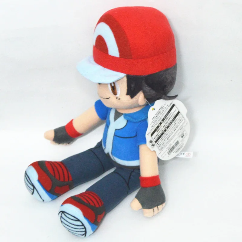 Anime Satoshi Ash Ketchum 30CM Plush Toys Cartoon Soft Stuffed Dolls Children Birthday Gift Free Shipping | Игрушки и хобби