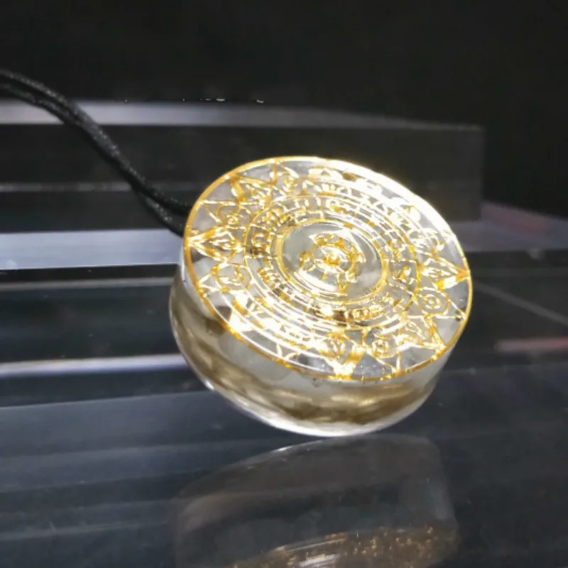 Orgone Хрустальное энергетическое колье с целебным кулоном помогает вызвать удачу