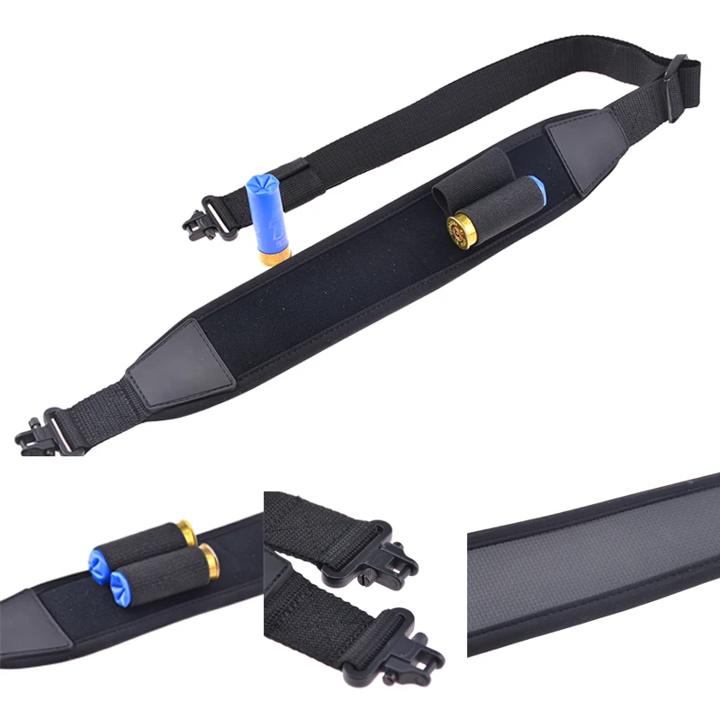Регулируемая полимерная Нескользящая винтовки пушка слинга с быстрого