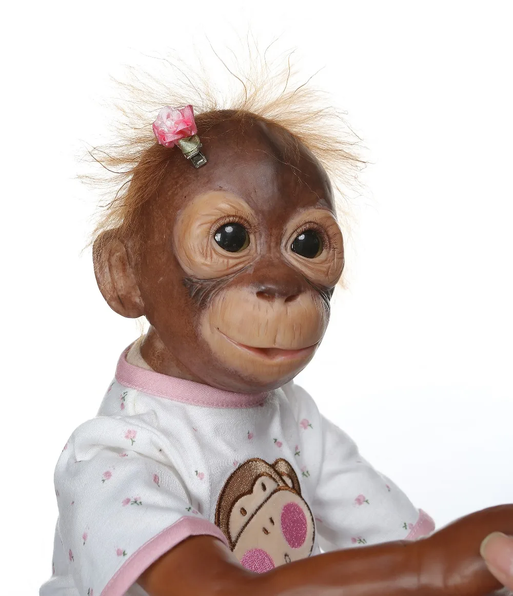Реалистичная кукла-младенец Macaco игрушки тканевое тело фотосессия 52 см мягкие