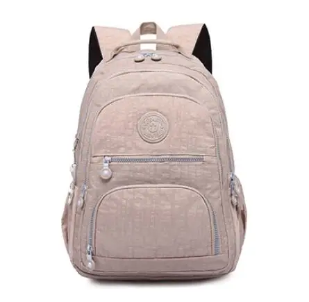 Школьный рюкзак для девочек-подростков Mochila Feminina, женские рюкзаки, нейлоновый водонепроницаемый повседневный рюкзак для ноутбука, женский рюкзак - Цвет: khaki