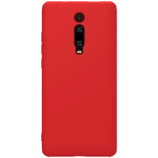 Red Для Xiao mi Red mi K20 K 20 Pro чехол NILLKIN резиновый обернутый силиконовый Гладкий защитный чехол для Xiao mi 9T mi 9T Pro Чехол - Цвет: Red