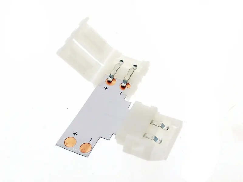 2pin LED разъем t образный угол для 10 мм 5050 полосы света|connector box|connector standardconnector automotive |
