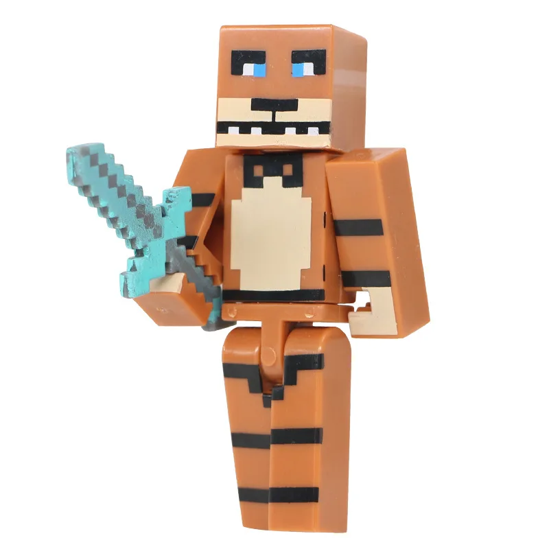 4 шт пластиковая кукла для майнкрафт игрушка из игры FNAF набор на пять ночей у