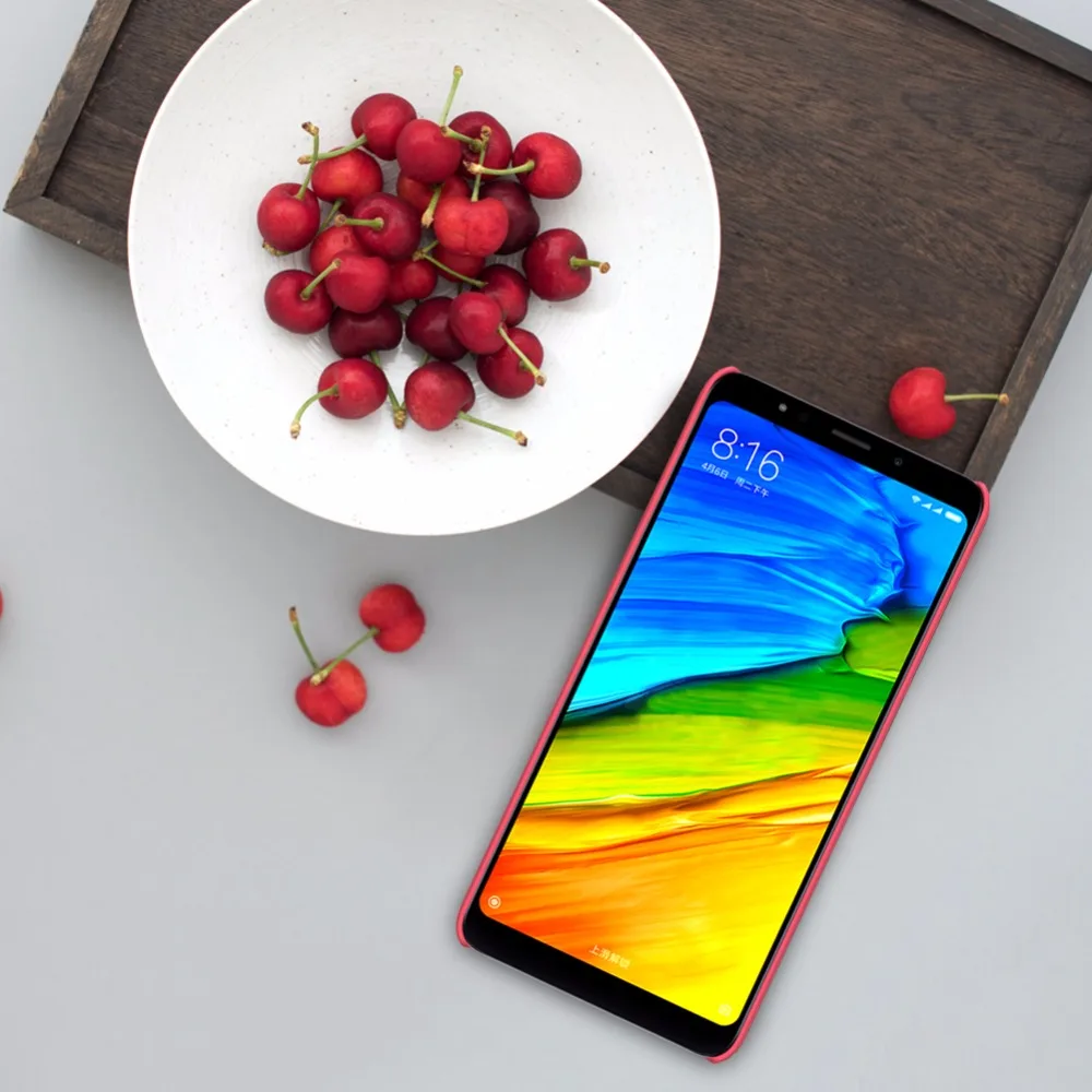 Для Xiaomi Redmi 5 Plus чехол Nillkin Super Frosted Shield твердый PC Capa задняя крышка для Nilkin