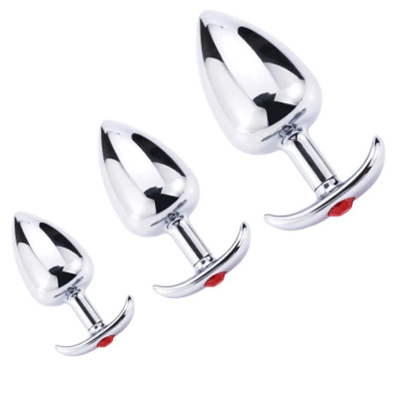 Анальная пробка из нержавеющей стали стимулятор простаты металлическая